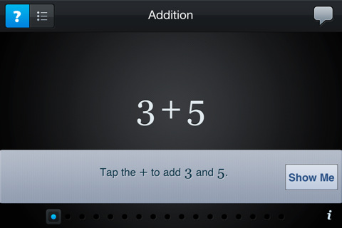 Algebra Touch iPad app