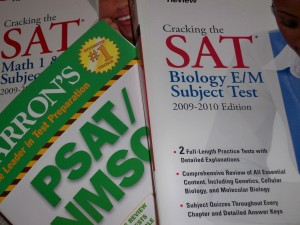 SAT test prep books